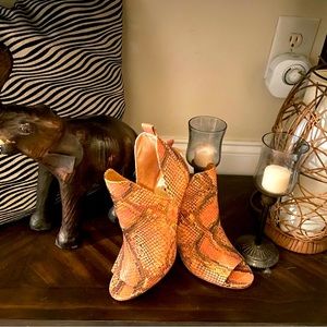 Vince Camuto Peep Toe Booties